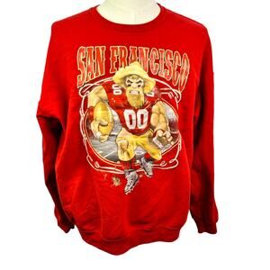 NFL Black Montana San Francisco 49ers Long Sleeve Shirt Size large